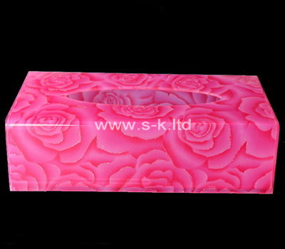 Benutzerdefinierte Farbe Plexiglas Tissue-Box