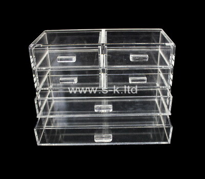 Custom clear acrylic drawers organizers