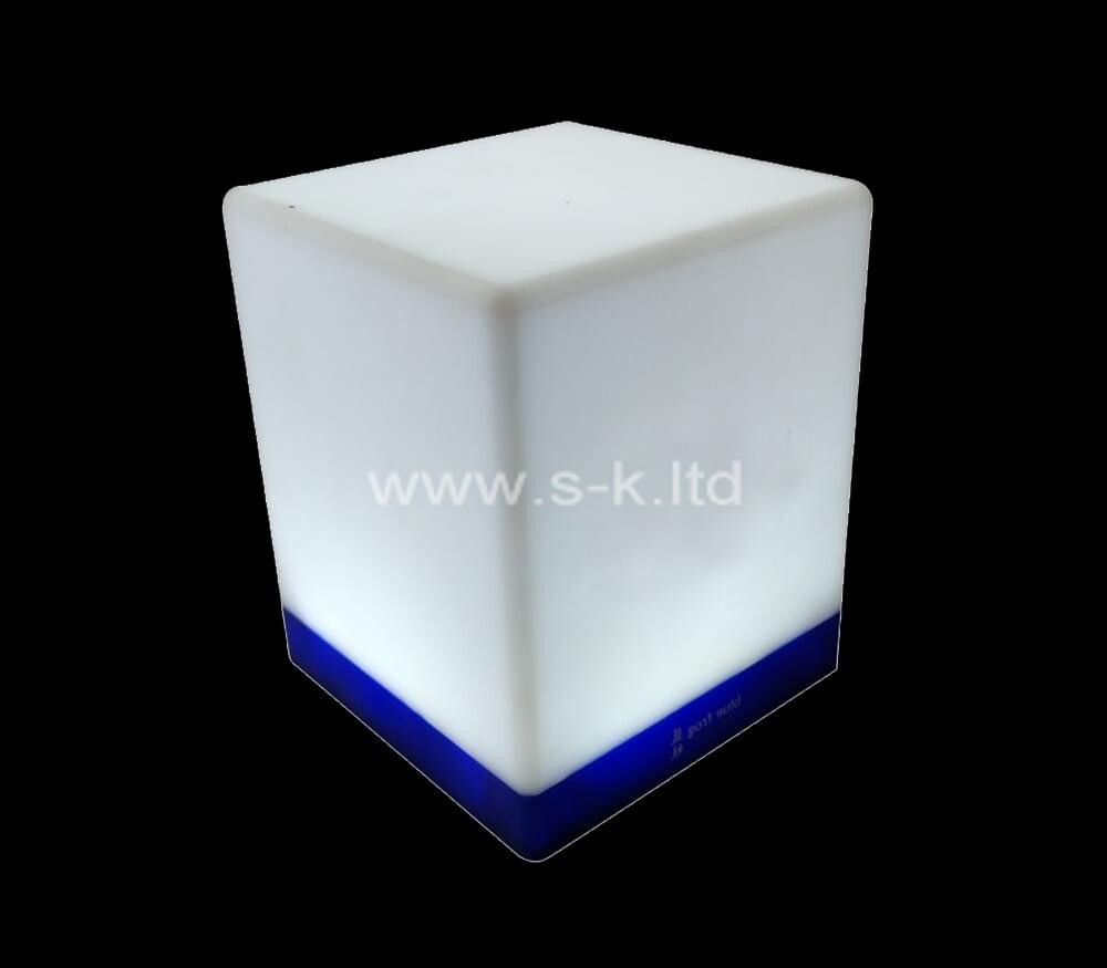 Cube lumineux acrylique publicitaire Boîte à lumière LED personnalisable OEM