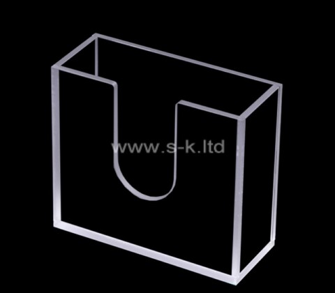 Custom acrylic tabletop organizer holder box