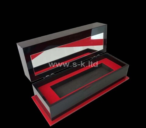 Custom acrylic flip display gift storage box