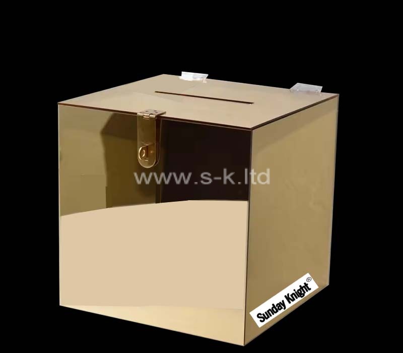 Custom wholesale acrylic donation collection box