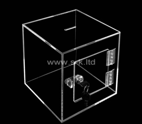 Custom wholesale acrylic lockable vote box