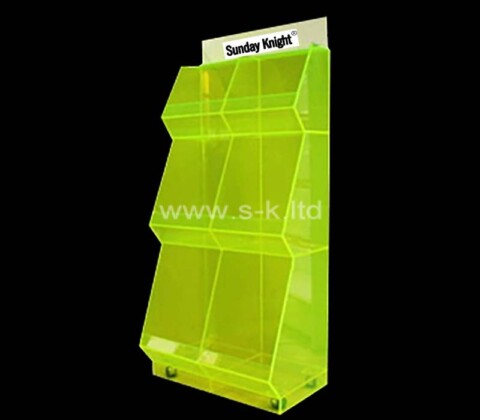 Custom wholesale acrylic countertop 3 tiers display cabinet