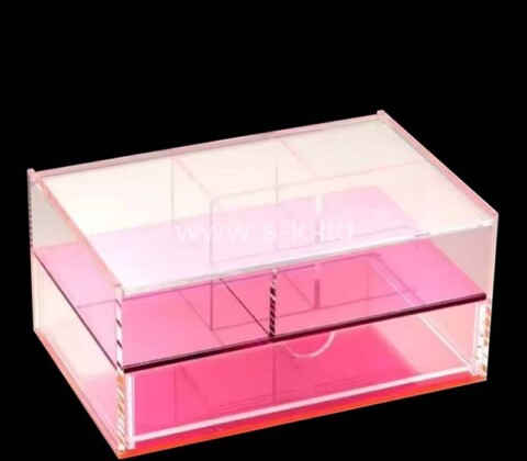 Custom wholesale acrylic makeup cosmetic box