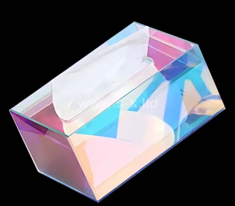 Custom wholesale acrylic tissue paper holder box