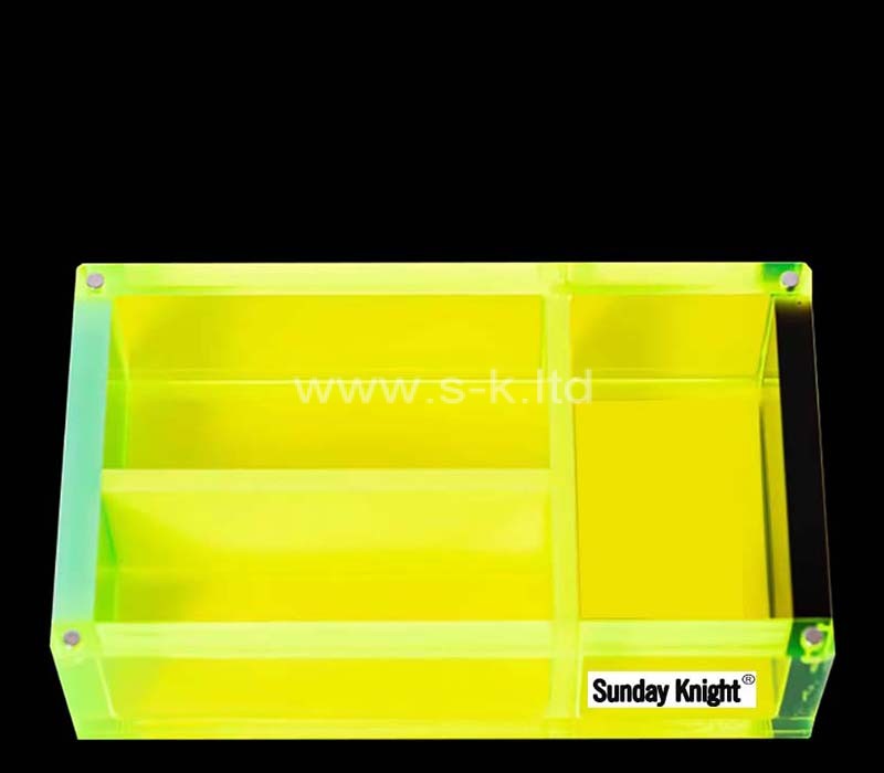 Custom acrylic multi dividers storage box