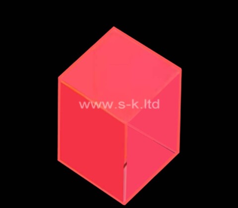 Custom wholesale translucent red acrylic box
