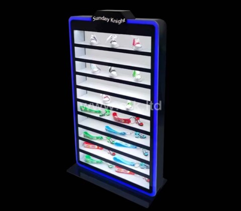 Custom wholesale acrylic retail luminous display cabinet