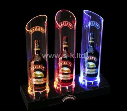 Custom wholesale acrylic lighting liquor display stand