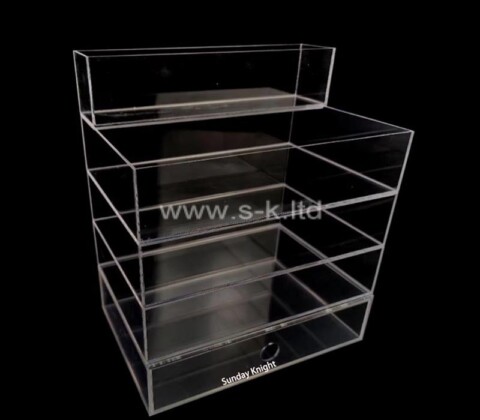 Custom wholesale acrylic skincare stacking drawer organizer