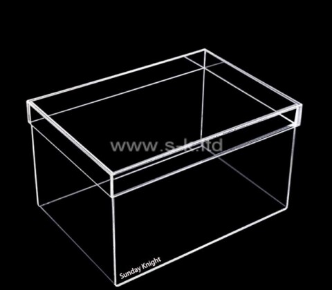 Custom wholesale plexiglass storage box with lid