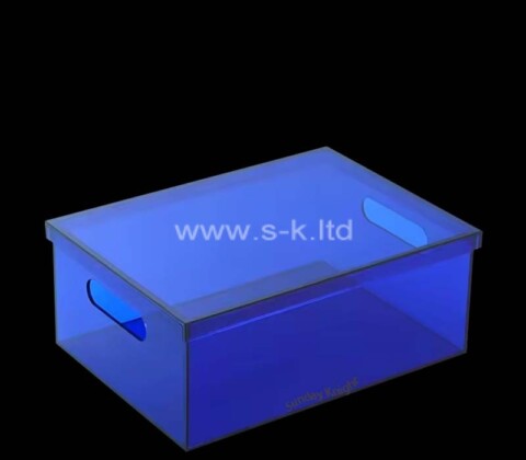 Custom wholesale acrylic storage box with lid