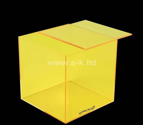 Custom wholesale acrylic sliding lid storage box