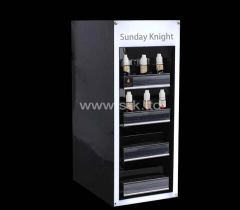 Custom wholesale acrylic supermarket LED display cabinet