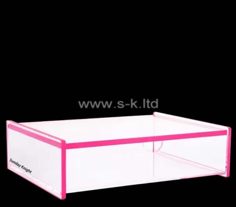 Custom wholesale acrylic lipstick drawer box