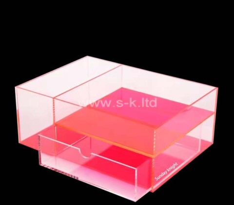 Custom wholesale acrylic cosmetic display organizer