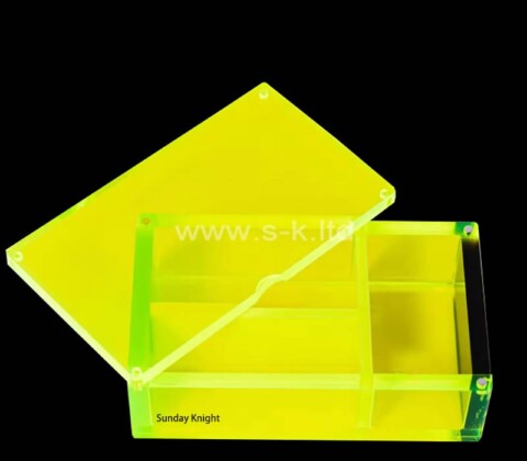 Custom acrylic lipstick storage box with lid