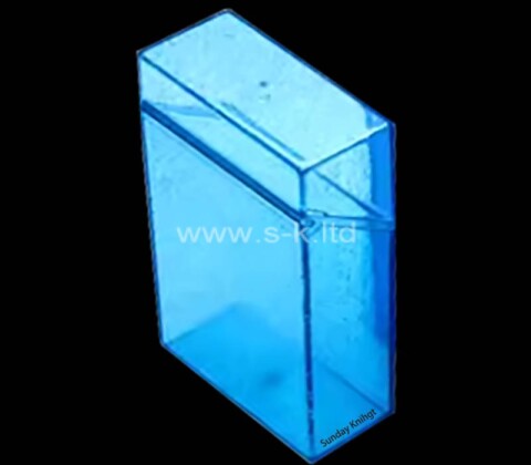 Custom acrylic makeup brushes storage box with lid