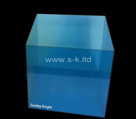 Custom acrylic skincare storage box with lid