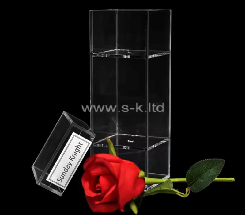 Wholesale custom acrylic rose flower box