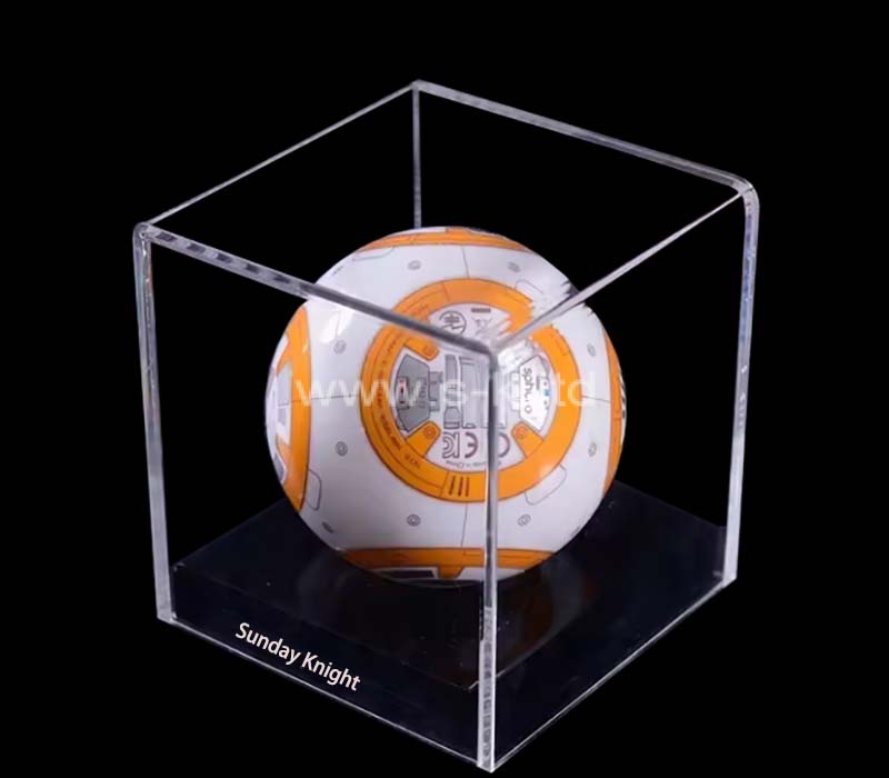 Individuelles Acryl Fußball staubdicht Lagerung Display-Box