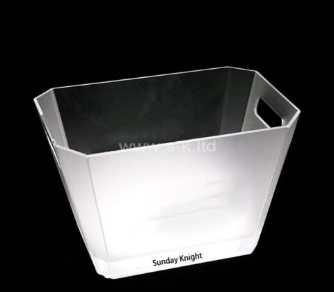 Wholesale custom acrylic LED beer ice bucket