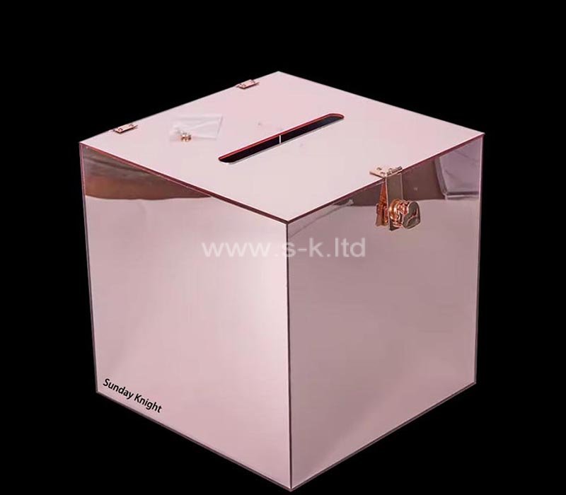 Wholesale custom acrylic wedding card box