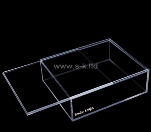 Wholesale custom acrylic sliding lid display box