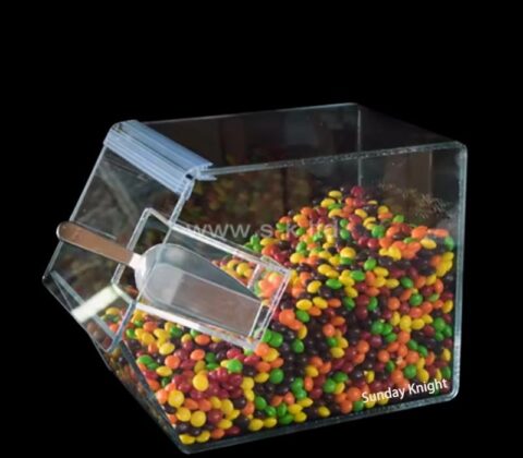 Wholesale custom acrylic supermarket canyd display box