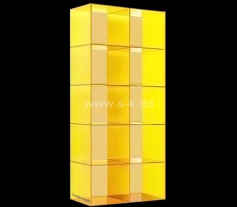 Wholesale custom acrylic 5-tier retail display cabinet