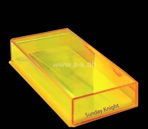 Custom acrylic tweezers plate box with lid