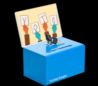 Wholesale custom acrylic vote collection box