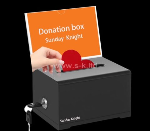 Wholesale custom acrylic donation box