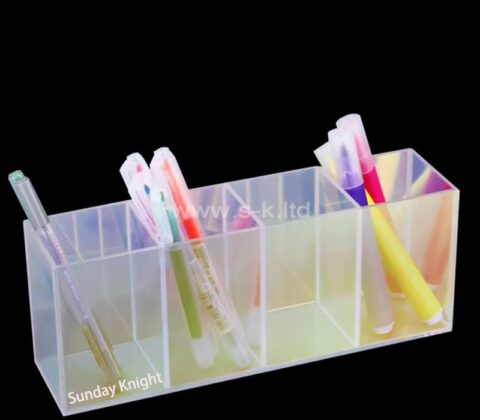 Wholesale custom acrylic 4 dividers storage box