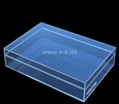 Wholesale custom acrylic flat storage box