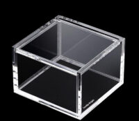 Wholesale custom acrylic sliding lid storage box