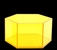 Wholesale custom acrylic hexagon storage box