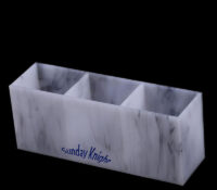 Wholesale custom imitation marble acrylic organizer box